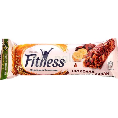 Батончик Fitnes 23,5г злаковый шоколад, банан