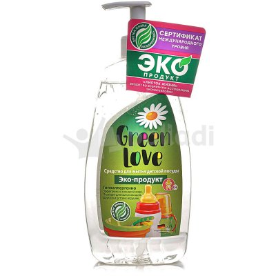 ЭКО Средство для мытья детской посуды GREEN LOVE 500мл