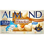 Конфеты Meiji Almond 59г Chocolate White Veil