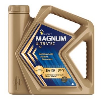 Масло моторное 5W30 SN/CF/GF-5 Rosneft Magnum Ultratec FE 4л синтетическое (завод РНПК)
          Артикул: 40816342