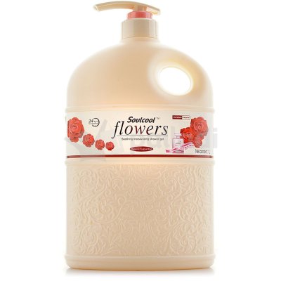 Гель для душа Soulcool FLOWERS с ароматом розы 1000мл