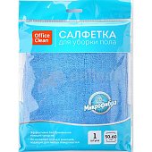 Салфетка для пола Office Clean 1шт 50*60см  Микрофибра