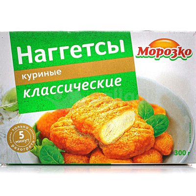 Нагетсы куриные Морозко 300г классические
