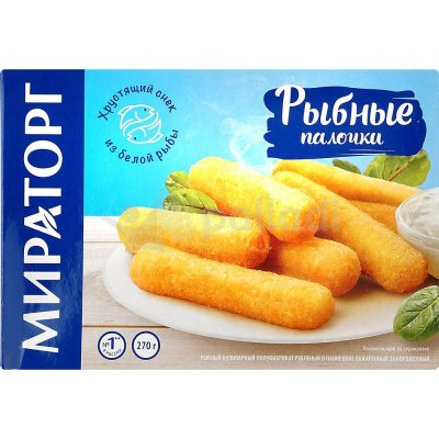 Палочки рыбные Мираторг 270г