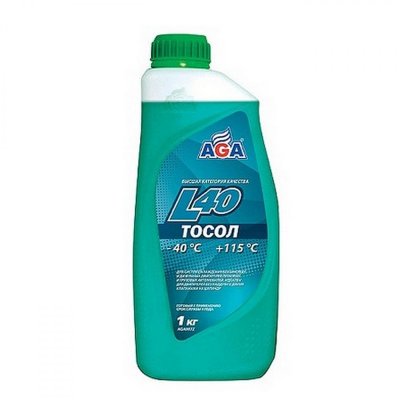 Тосол L40 1кг (-40С)
          Артикул: AGA007Lxx