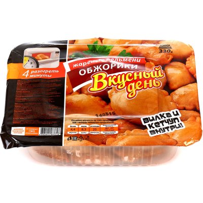 Пельмени жареные 330гр Обжорики