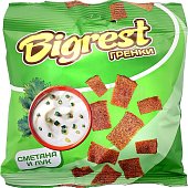 Гренки Bigrest 40г сметана и лук