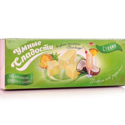 Конфеты Умные сладости 90г желейные пинаколада