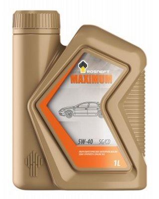 Масло моторное 5W40 SG/CD Rosneft Maximum 1л п/синтетическое (завод АНХК)
          Артикул: 8731