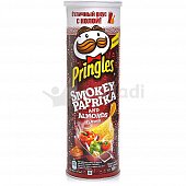 Чипсы Pringles 165г капченая паприка и миндаль