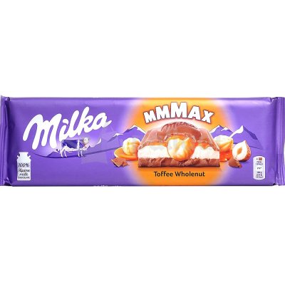 Шоколад Милка 300г Цельный орех и карамель