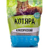 Наполнитель для кошачьих туалетов комкующийся Котяра 4,2кг (10л)