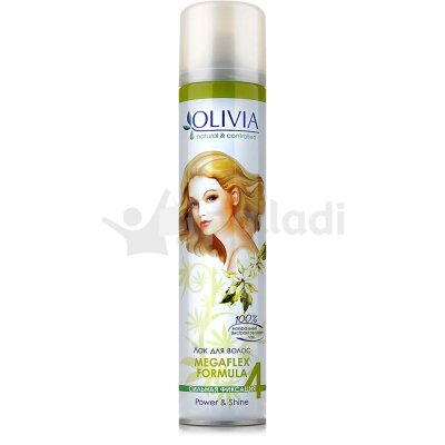 Лак для волос OLIVIA с экстрактом зелёного чая 250мл Сильная фиксация