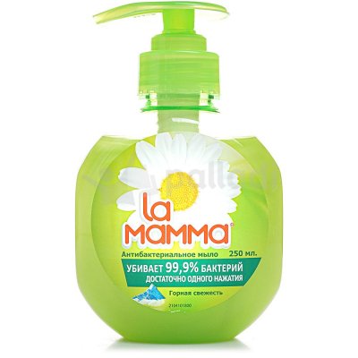 Мыло жидкое La MAMMA анибактериальное с ароматом горной свежести 250мл