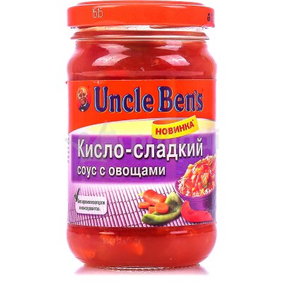 Соус Uncle Bens 210г Кисло - сладкий с овощами