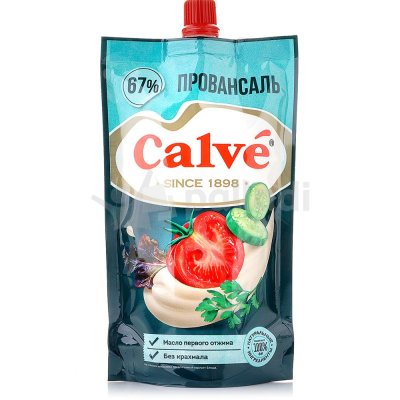 Майонез Calve 200г дой/пак провансаль 67%