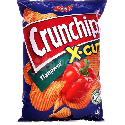Чипсы Lorenz Crunchips X-Cut Паприка 140г