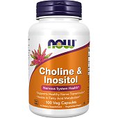 NOW Choline & Inositol (100 капс)