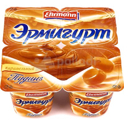 Пудинг Эрмигурт 3% 4/100гр карамель