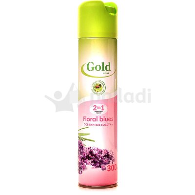 Освежитель воздуха GOLD mint 300мл Floral blues
