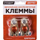 Клеммы медные SKYWAY СТАНДАРТ европейские 010
          Артикул: S06701010
