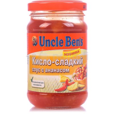 Соус Uncle Bens 210г Кисло-сладкий с ананасом