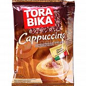 Кофе TORA BIKA 3/1 каппучино+пакетик шоколада 25г