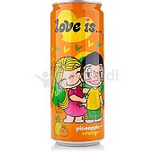 Напиток Love is 330мл ананас-апельсин