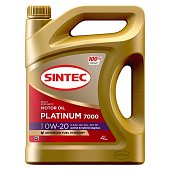 Масло моторное 0W20 SP/GF-6A SINTEC PLATINUM 7000 4л синтетическое
          Артикул: 600163