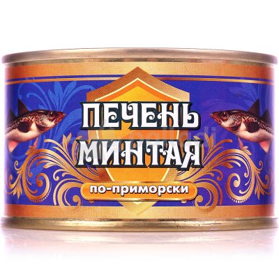 Печень минтая 240г по - приморски ВладЛико