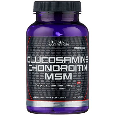 Ultimate Nutrition Glucosamine & Chondroitin & MSM (90 таб)