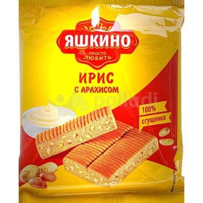 Ирис Яшкино 140г с арахисом