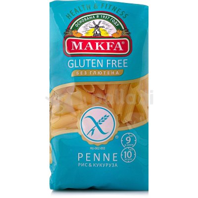 Макаронные изделия Макфа Livingood без глютена 300г перья