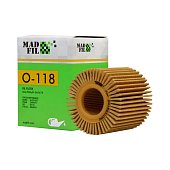 Фильтр масляный MADFIL O-118  (OEM 04152-31090)
          Артикул: O-118