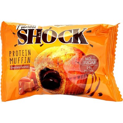 Маффины Fitnes SHOCK 50г карамель и шоколад