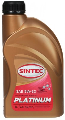 Масло моторное 5W30 SL/CF SINTEC PLATINUM 1л синтетическое
          Артикул: 801938