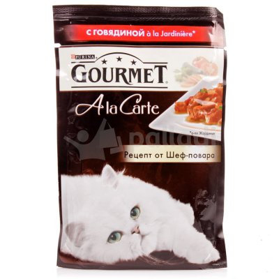 Корм для кошек GourmeT AlaCarte 85г с говядиной