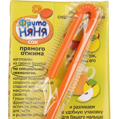 Сок Фруто Няня 200мл яблоко и груша прямого отжима неосветленное т/п 