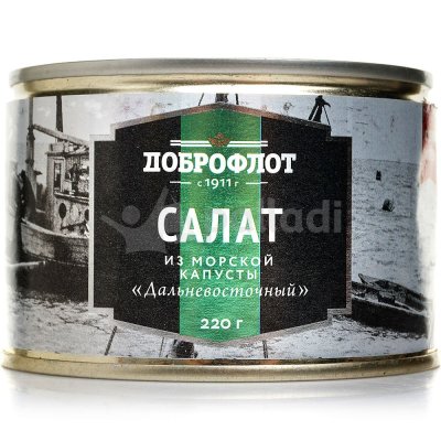 Салат Дальневосточный из морской капусты 220г Доброфлот ключ