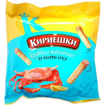 Кириешки 100г со вкусом краба