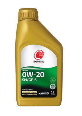 Масло моторное 0W20 SN/GF-5 IDEMITSU FULLY-SYNTHETIC 1л синтетическое
          Артикул: 30011325-724