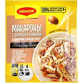 Maggi 30г Приправа для макарон в сливочно-сырном соусе с курицей и грибами