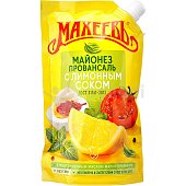 Майонез Махеевъ 380г дой/пак с лимонным соком