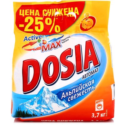 УД Стиральный порошок DOSIA Альпийская свежесть 3,7кг