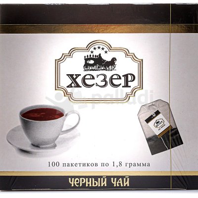 Чай Хезер 100пак черный