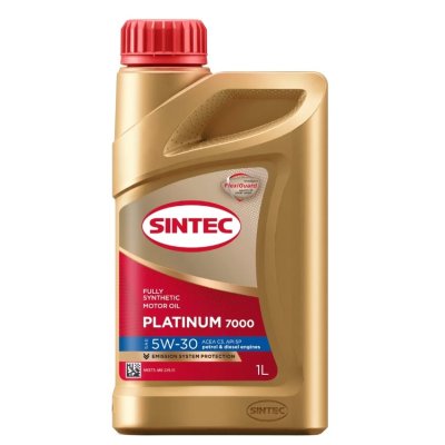 Масло моторное 5W30 SP C3 SINTEC PLATINUM 7000 1л синтетическое
          Артикул: 600148