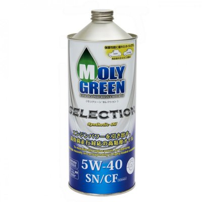 Масло моторное 5W40 SN/CF MOLYGREEN SELECTION 1л синтетическое
          Артикул: 470088