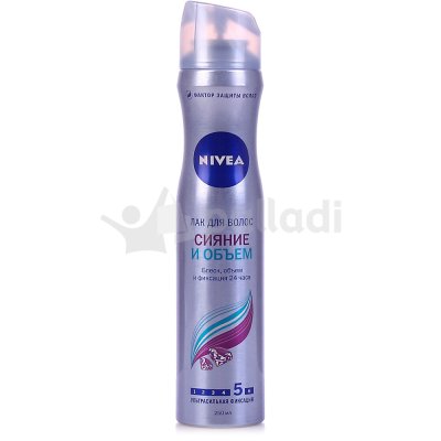 Лак NIVEA для волос Блеск и объем 250мл