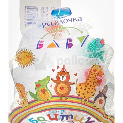Мочалка Русалочка бантик 