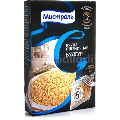 Крупа Мистраль 5*80г пшеничная Булгур